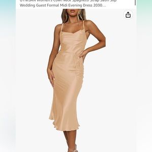 Champagne Midi Dress